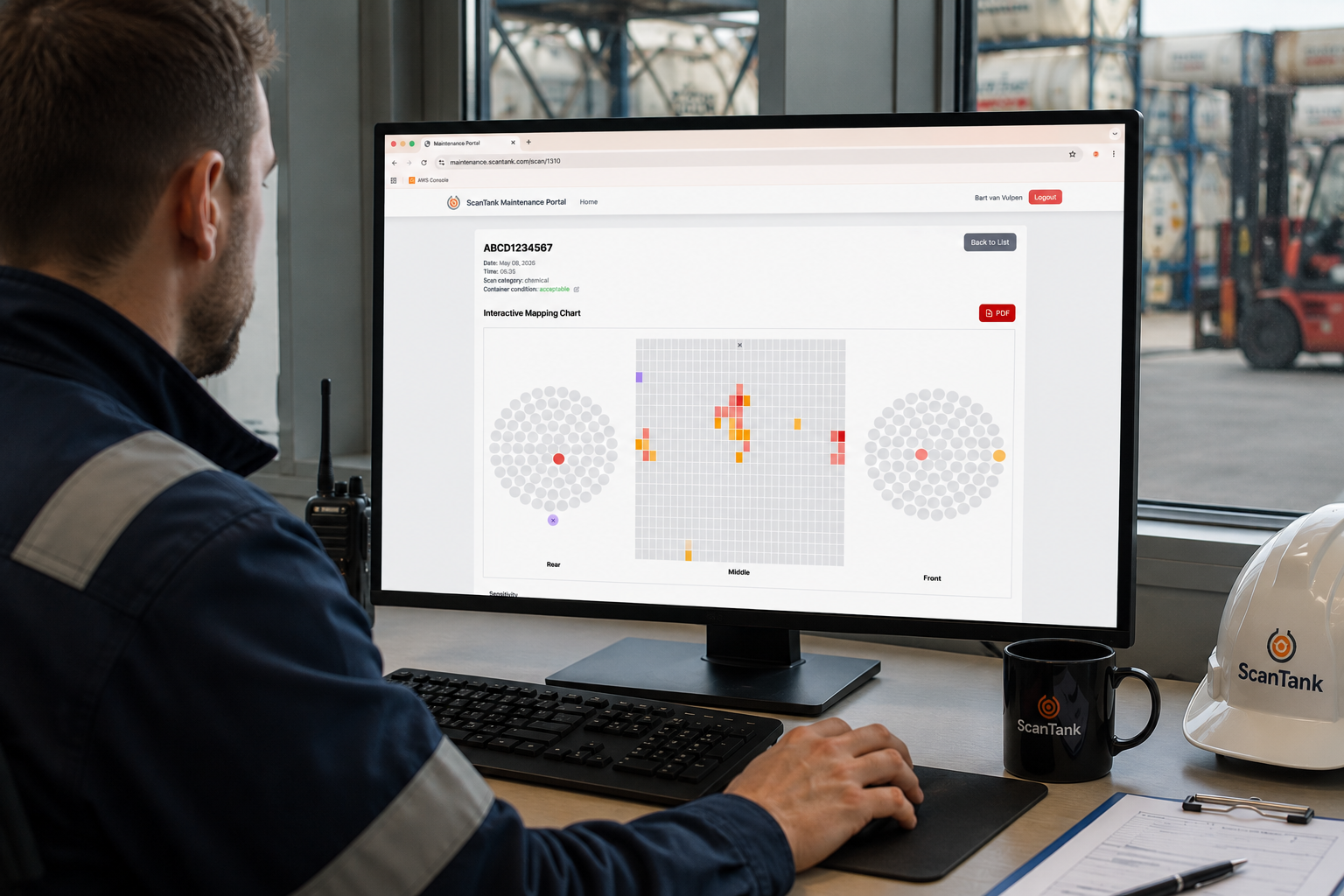 Maintenance web portal